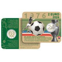 2 EURO Slovensko 2026 - Vítězství fotbalistů ČSR na ME - coincard