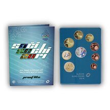 Sada oběžných EURO mincí SR 2014 - ZOH Soči Proof