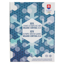 Sada oběžných EURO mincí SR 2026 - ZOH Milano Cortina - Proof