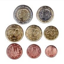 Sada oběžných Euro mincí Španělska 2025