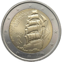2 EURO Itálie 2025 - Amerigo Vespucci