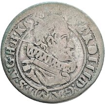 3 Grajciar Ferdinand II. 1624 Vídeň (W)