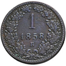 1 Grajciar František Josef I.1858 B