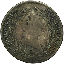 10 Grajciar Josef II.1788 B