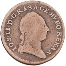 1/2 Grajciar Josef II.1781 B