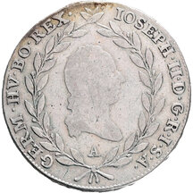 20 Grajciar Josef II.1781 A