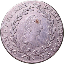 20 Grajciar Josef II.1787 B