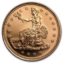 Měděná mince Trade Dollar 1 Unce
