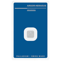 Paládiová cihlička Argor-Heraeus 1 g