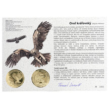 Autorská karta 5 € Orel Královský 2025
