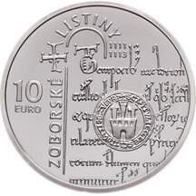 10 EURO Slovensko 2011 - Zoborské listiny
