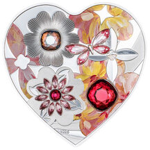 5 Dolarů Cookovy ostrovy 2026 - Brilantní láska - Květ