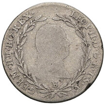 10 Grajciar Leopold II. 1791 B