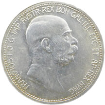 1 Koruna František Josef I. 1896 - Jubileum