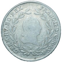 20 Grajciar František II.1795 B