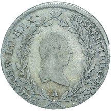 20 Grajciar Josef II.1784 A