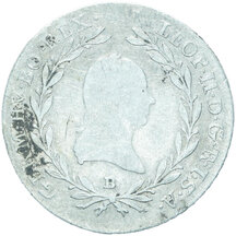 20 Grajciar Leopold II.1791 B