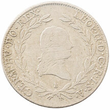 20 Grajciar Leopold II.1791 B