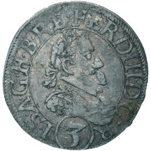 3 Grajciar Ferdinand II. 1630 Graz (GR)
