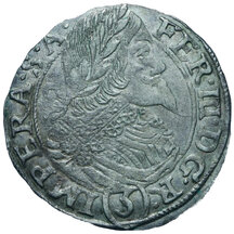 3 Grajciar Ferdinand III. 1642 Praha (PR)