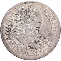 3 Grajciar Josef I. 1707 Vratislav (BR FN)