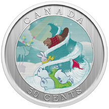 50 Centů Kanada 2025 - Vánoční stromeček