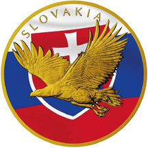 5 Dollars Niue 2023 - Slovenský orel (pozlacená)