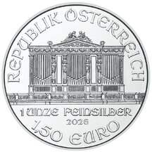 1,50 EURO Rakousko 2026 - Wiener Philharmoniker