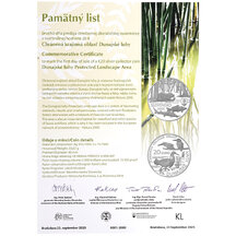 Pamětní list 20 € Dunajské luhy 2025