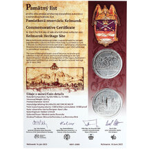 Pamětní list 20 € Kežmarok 2025