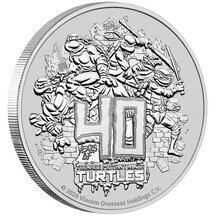 1 Dollar Tuvalu 2024 - Ninja želvy