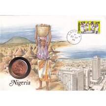 Numismatická obálka Nigérie 1974