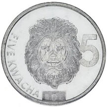5 Kwacha Zambie 2024
