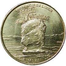 25 Colones Kostarika 2023 - Provincie Limón