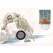 Numismatická obálka Kuba 1968