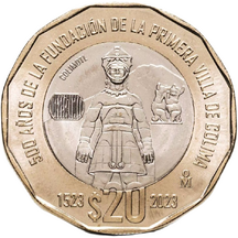 20 Pesos Mexiko 2023 - Colima