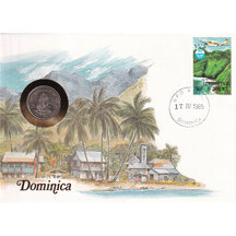 Numismatická obálka Dominika 1981
