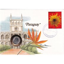 Numismatická obálka Paraguay 1980