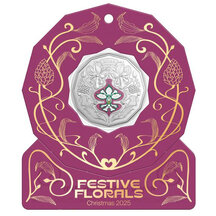 50 Centů Austrálie 2025 - Vánoční květiny - blister