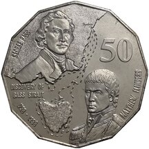 50 Centů Austrálie 1998 - Bass a Flinders
