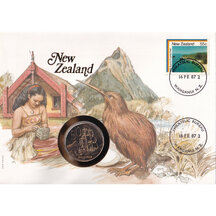 Numismatická obálka Nový Zéland 1982