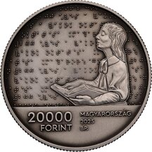 20 000 Forint Maďarsko 2025 - Vzdělávání nevidomých
