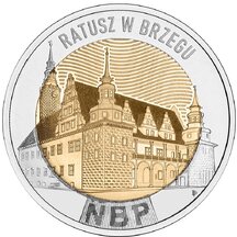 5 Zlotých Polsko 2025 - Radnice v Brzegu