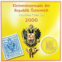 Sada oběžných mincí Rakouska 2000