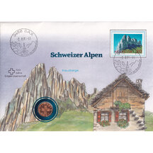 Numismatická obálka Švýcarsko 1986 - Kreuzberge