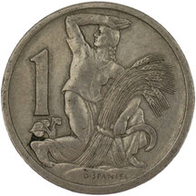 1 Koruna Československo 1922