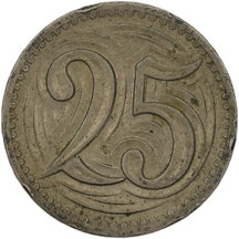 25 Haléř Československo 1933