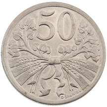 50 Haléřů Československo 1931