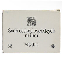 Sada oběžných mincí ČSFR 1991
