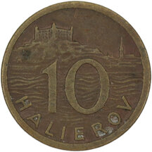 10 Haléřů Slovensko 1939